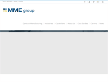 Tablet Screenshot of mmegroupinc.com